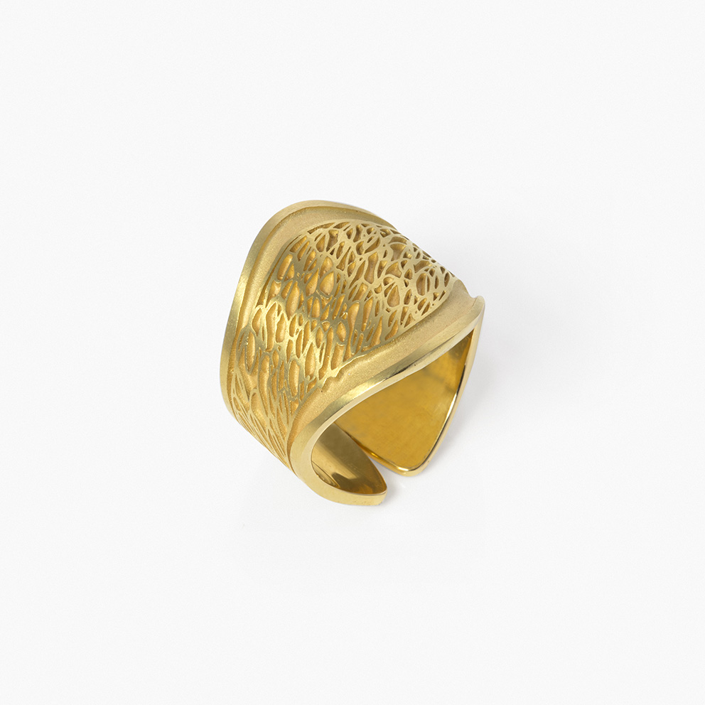 Anell d'or groc 18 ct